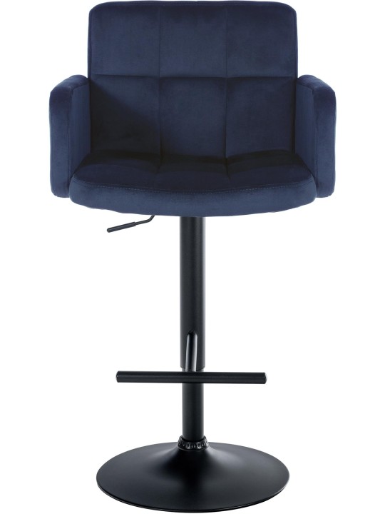 2 baarituolia, Los Angeles velvet, sininen