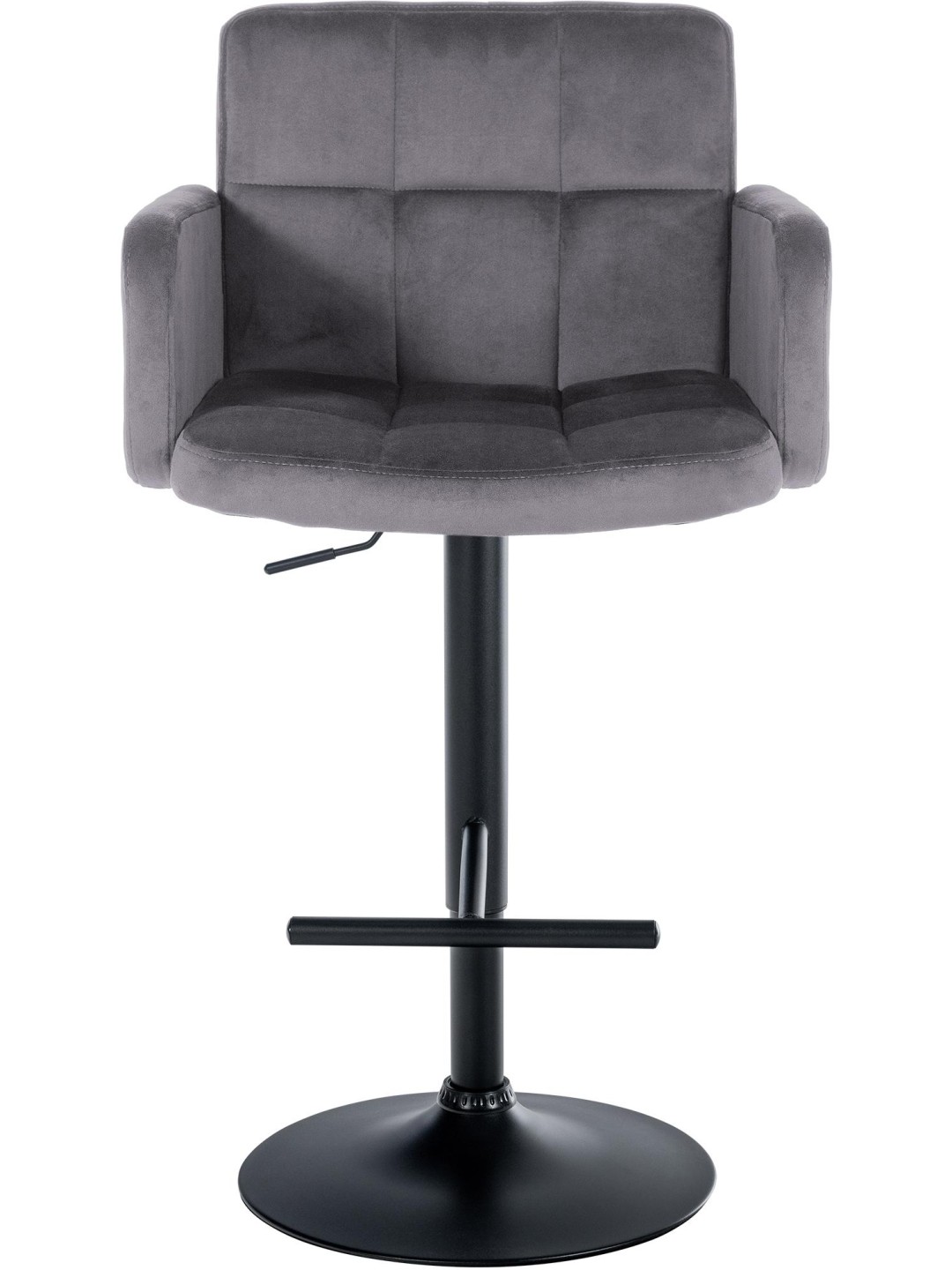 2 baarituolia, Los Angeles velvet, tummanharmaa