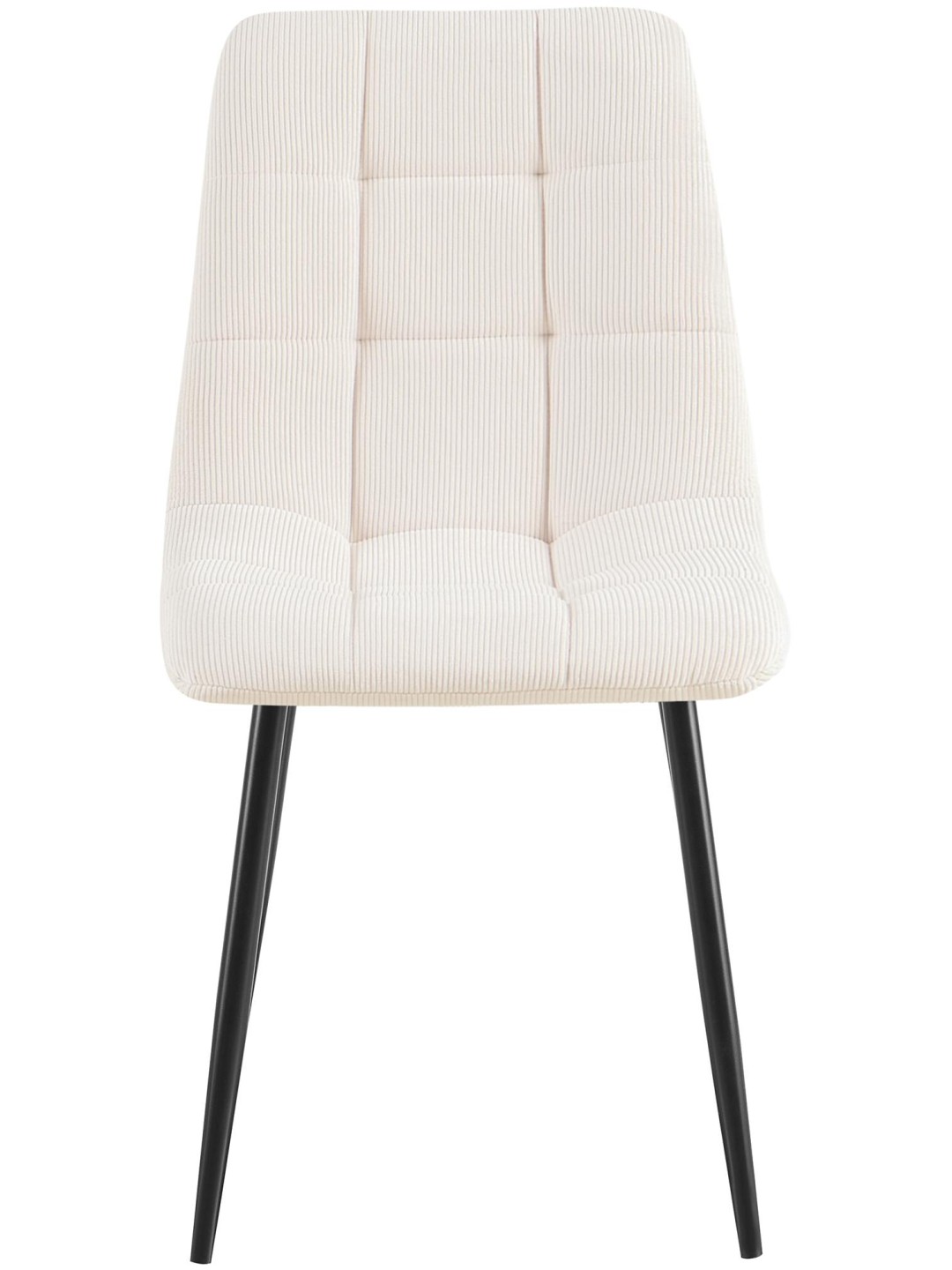 2 ruokapöydän tuolin sarja Antibes Cord, kermanvärinen