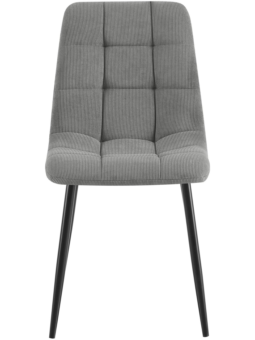 2 ruokapöydän tuolin sarja Antibes Cord, harmaa