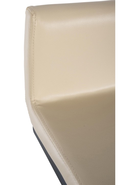 2 baarijakkaran sarja Newport B keinonahkaa, kermanvärinen