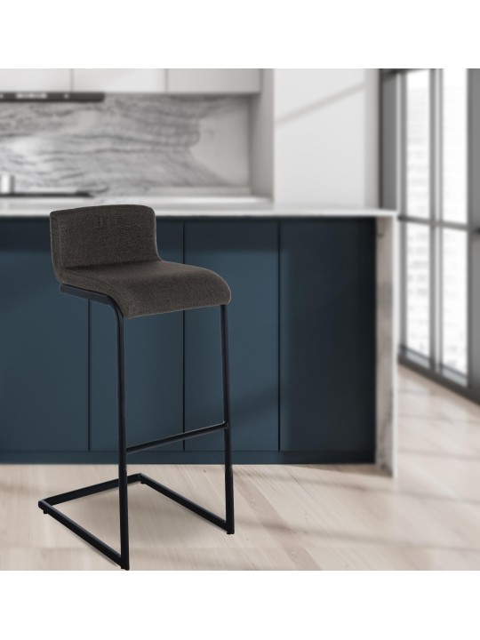 2 baarijakkaran sarja Newport B kangasta, tummanharmaa 2 baarijakkaran sarja Newport B kangasta, tummanharmaa