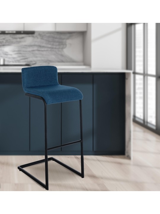 2 baarijakkaran sarja Newport B kangasta, sininen