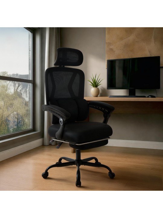 Liberton työtuoli, musta