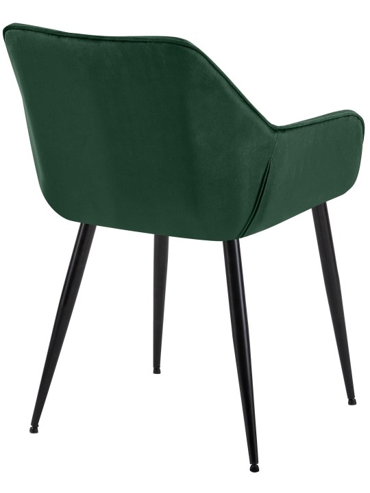 2 ruokapöydän tuolin setti Vessa velvet, vihreä