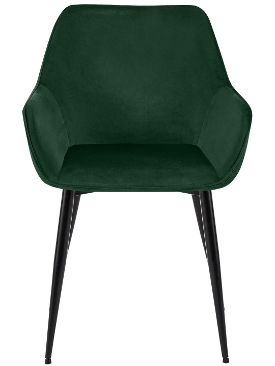 2 ruokapöydän tuolin setti Vessa velvet, vihreä