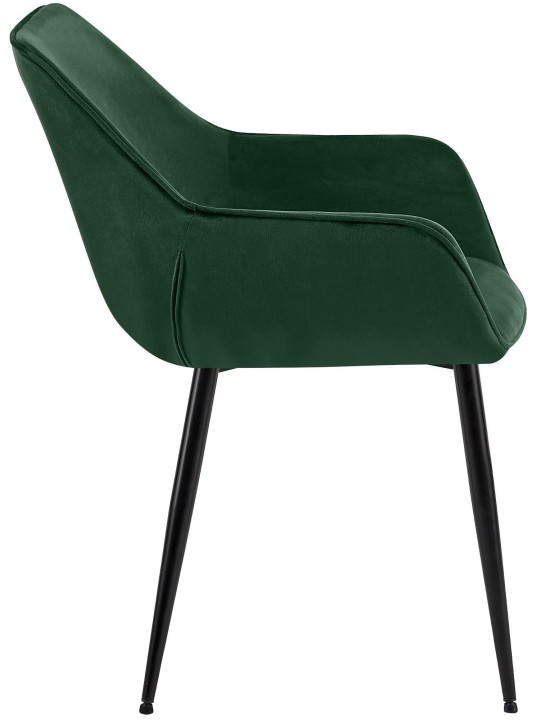 2 ruokapöydän tuolin setti Vessa velvet, vihreä