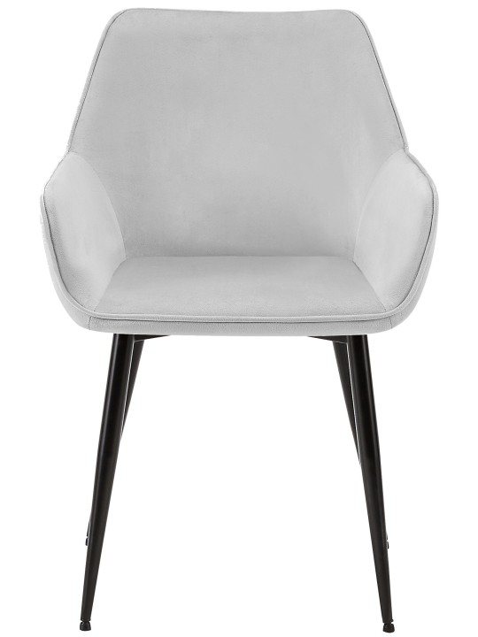 Sarja 2 ruokasalin tuolia Luena sametti, vaaleanharmaa