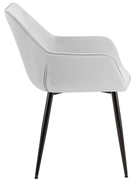 Sarja 2 ruokasalin tuolia Luena sametti, vaaleanharmaa