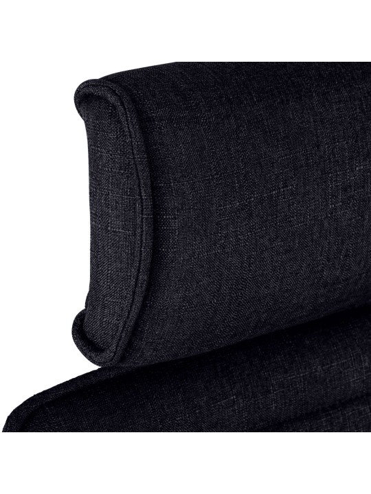 Työtuoli Rako kangasta, musta