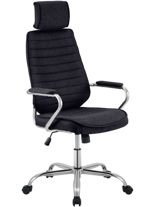 Työtuoli Rako kangasta, musta