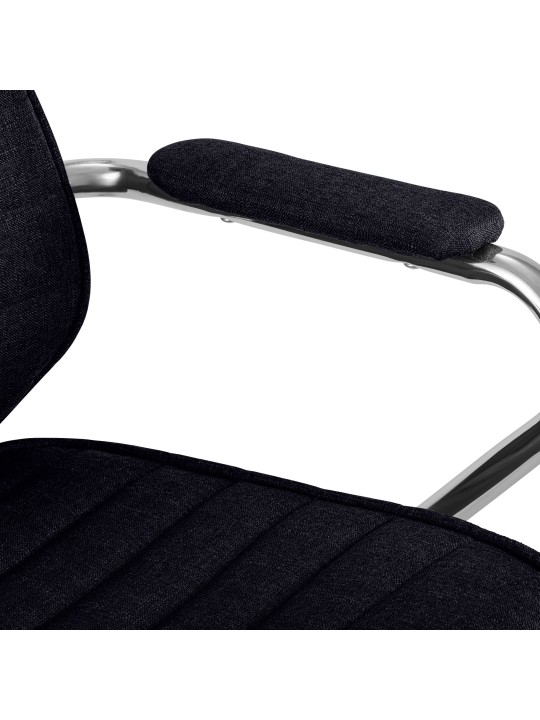 Työtuoli Rako kangasta, musta