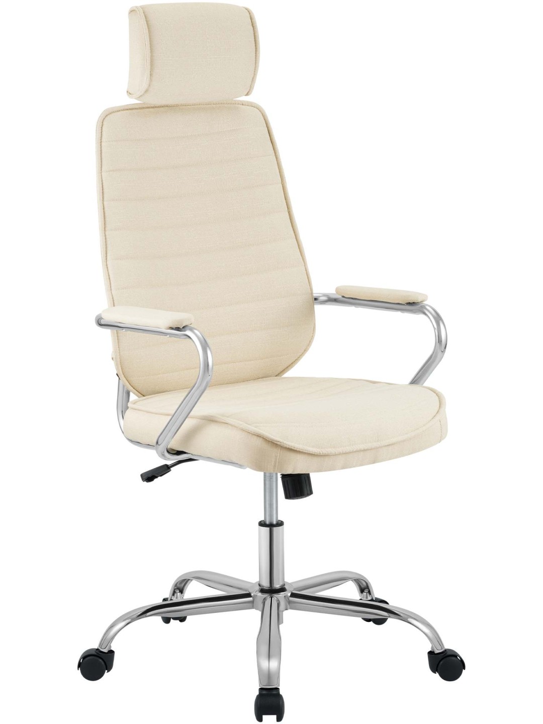 Työtuoli Rako kangasta, kermanvärinen