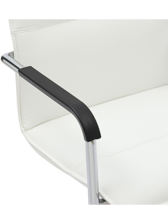 Seattlen vierailijatuoli, valkoinen Seattlen vierailijatuoli, valkoinen