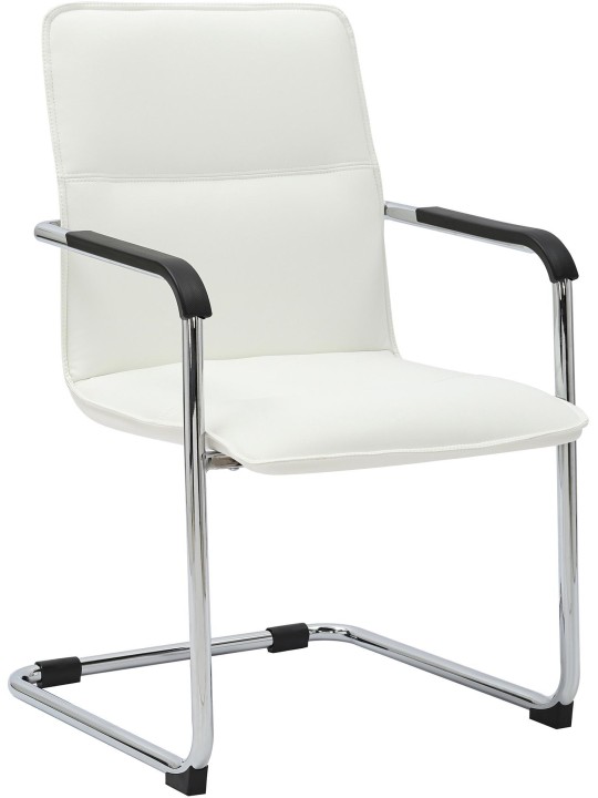 Seattlen vierailijatuoli, valkoinen Seattlen vierailijatuoli, valkoinen