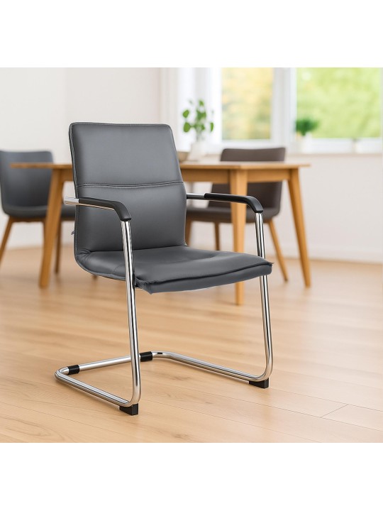 Seattlen vierailijatuoli, harmaa