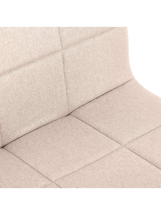 Tuoli Ricky kangasta, kermanvärinen