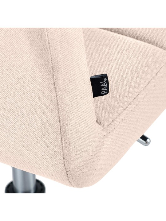 Tuoli Ricky kangasta, kermanvärinen