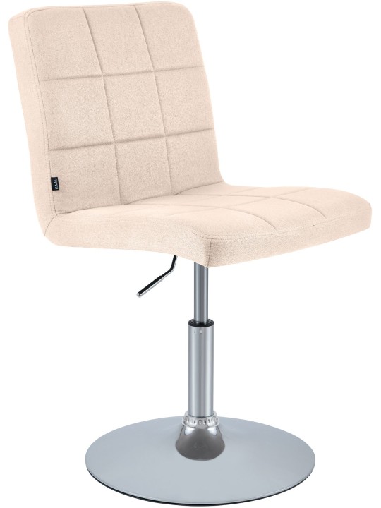 Tuoli Ricky kangasta, kermanvärinen