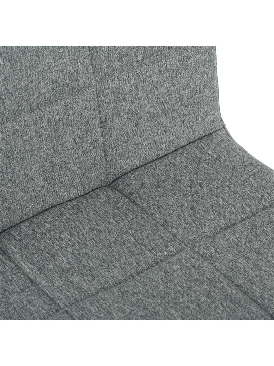 Tuoli Ricky kangasta, harmaa