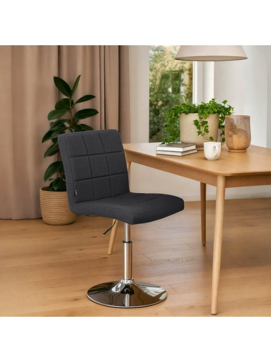 Tuoli Ricky kangasta, musta