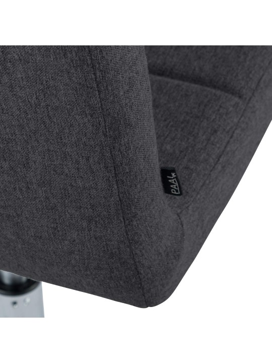 Tuoli Ricky kangasta, musta