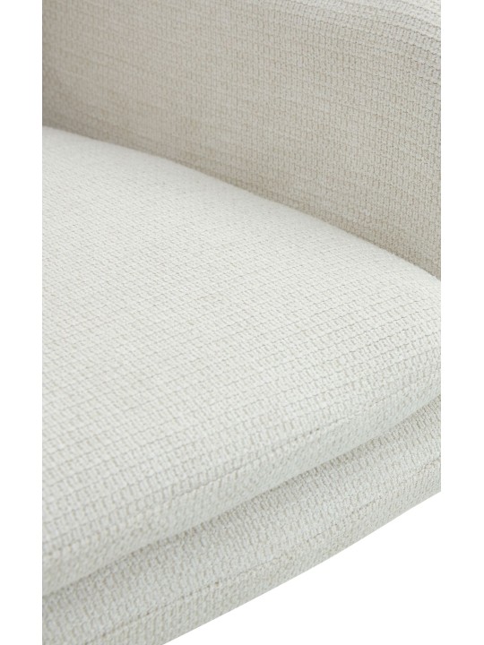 Ruokapöydän tuoli Pickett kangasta, kermanvärinen