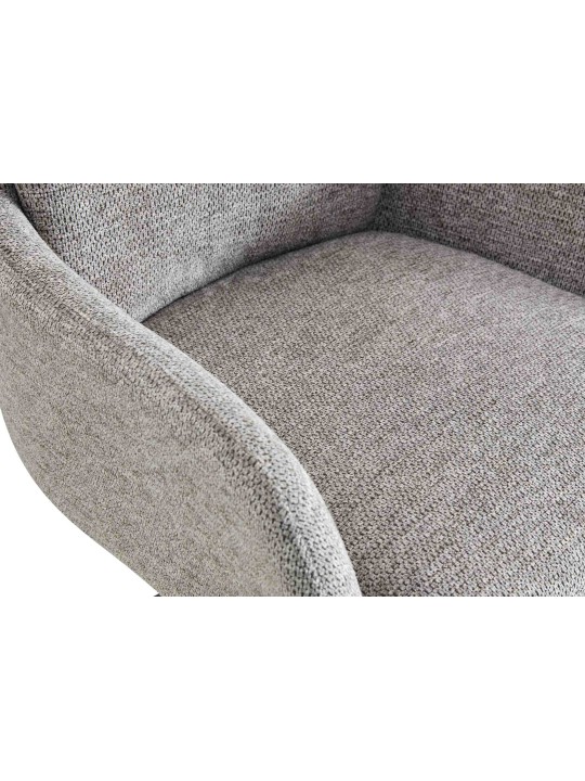 Ruokapöydän tuoli Pickett kangasta, taupe