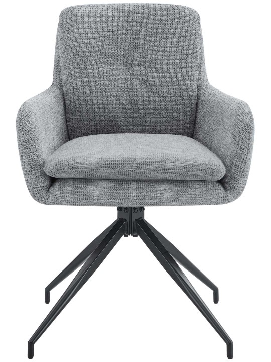 2 ruokapöydän tuolin sarja Pickett kangas, harmaa