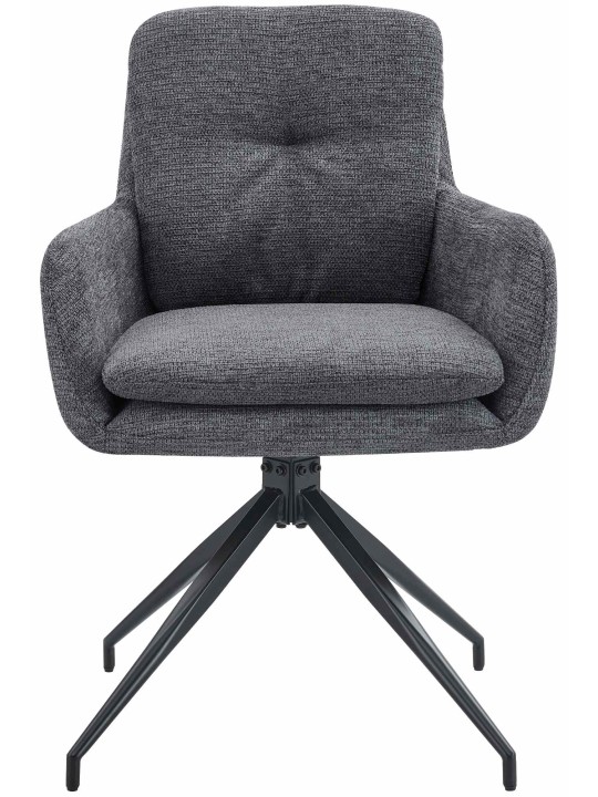 2 ruokapöydän tuolin sarja Pickett kangas, tummanharmaa