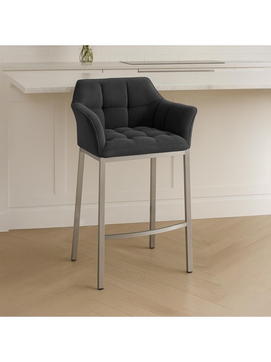 Baarijakkara Damaso E johto 4 jalan rungolla, tummanharmaa