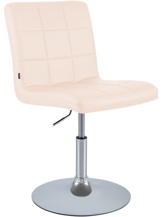 Tuoli Ricky keinonahkaa, kermanvärinen