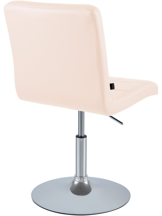 Tuoli Ricky keinonahkaa, kermanvärinen