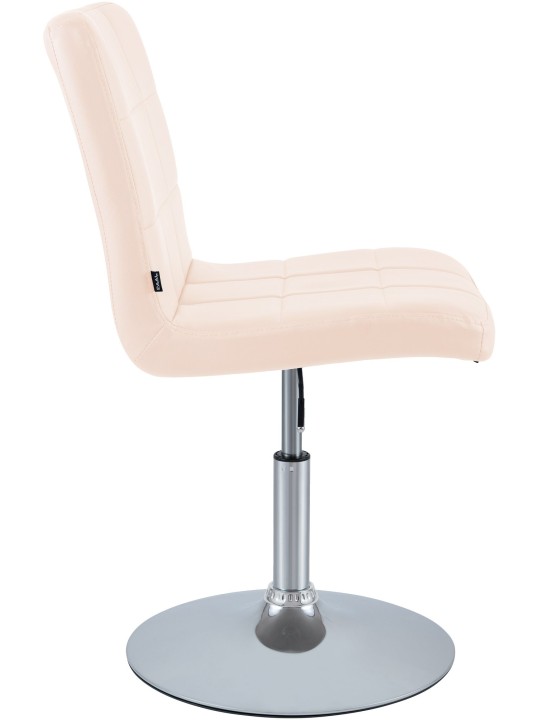 Tuoli Ricky keinonahkaa, kermanvärinen