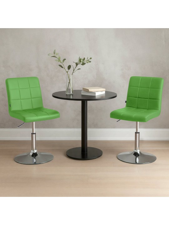 Tuoli Ricky keinonahkaa, vihreä