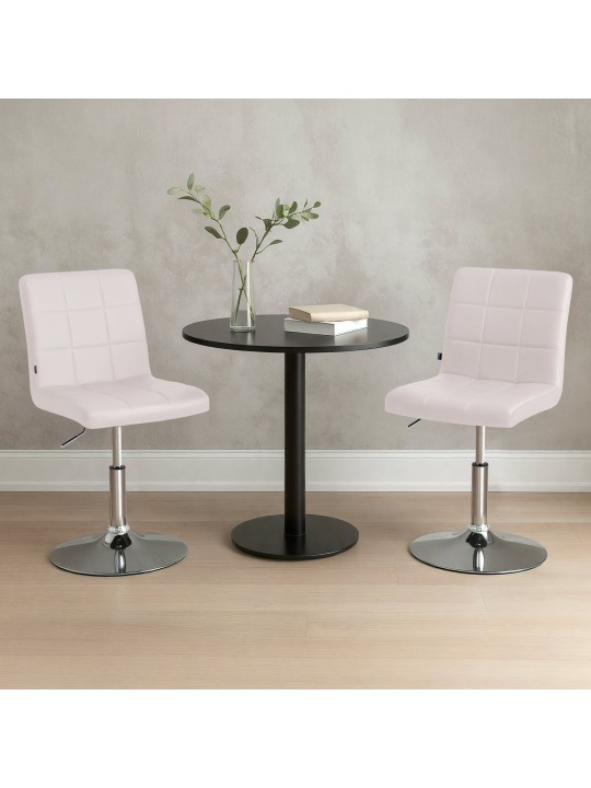 Tuoli Ricky keinonahkaa, valkoinen