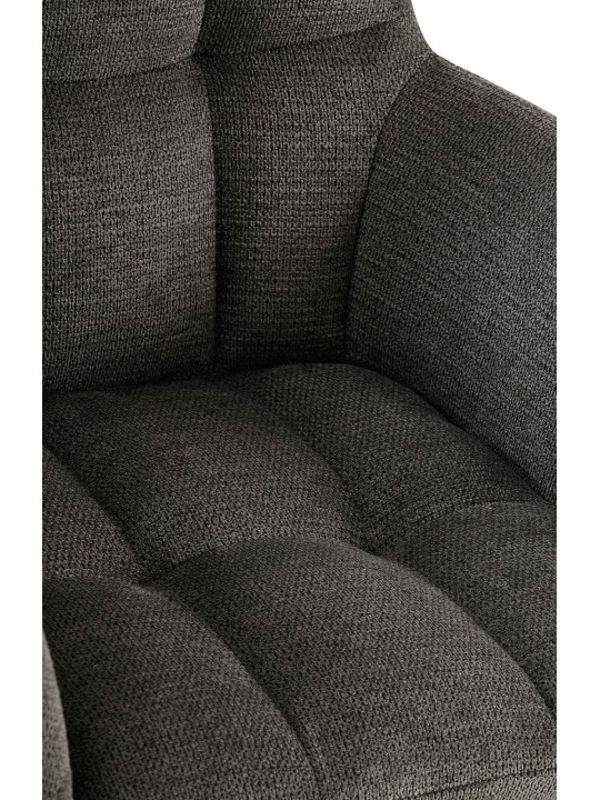 Ruokasalin tuoli Jonah kangasta, tummanharmaa