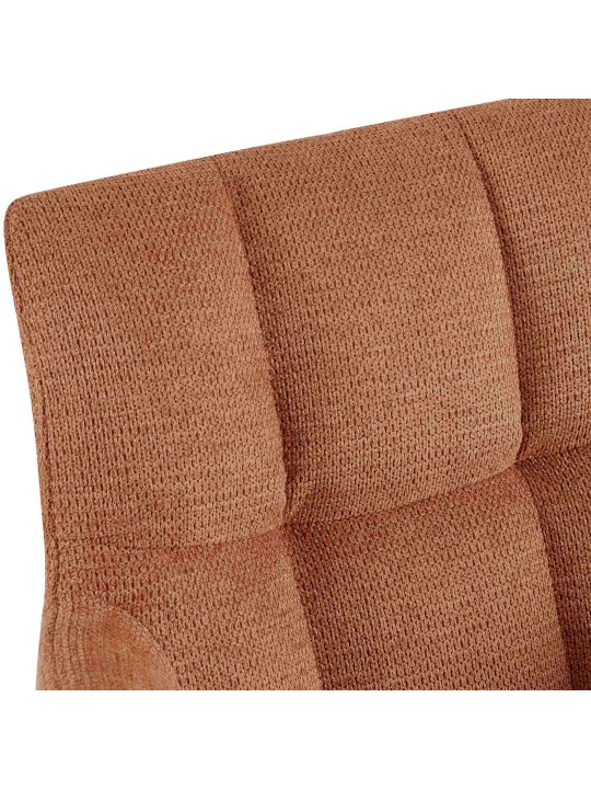 Ruokasalin tuoli Jonah kangasta, oranssi