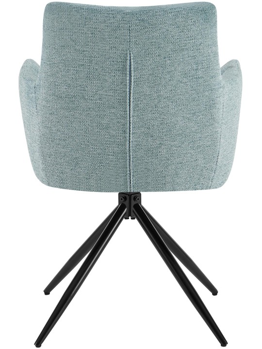 Ruokasalin tuoli Jonah kangasta, turkoosi