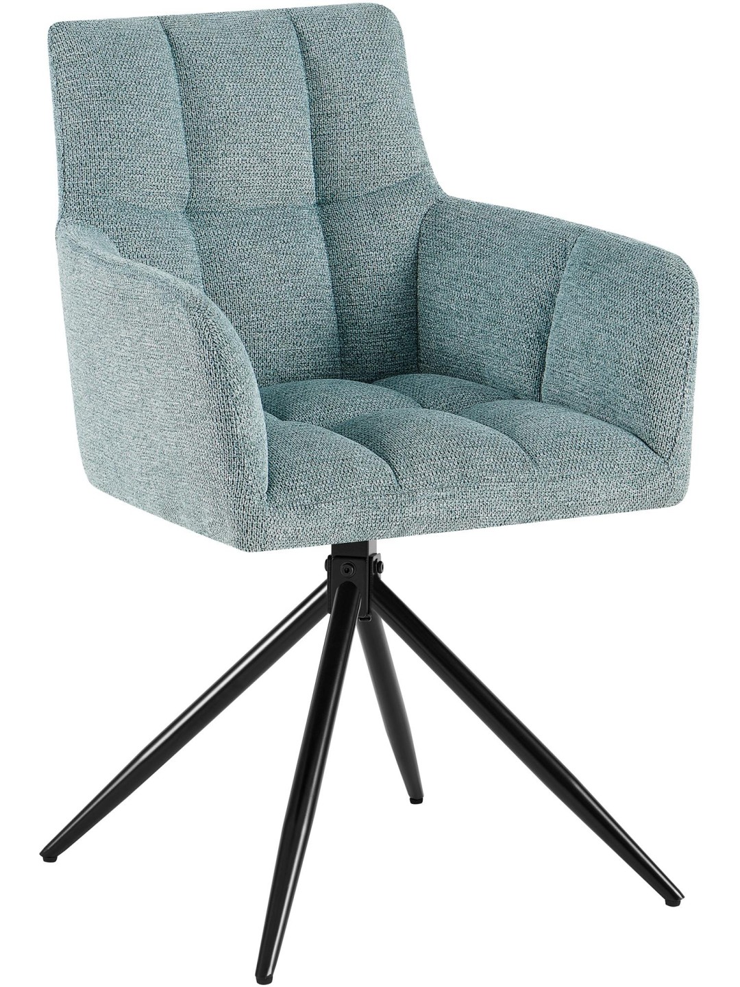 Ruokasalin tuoli Jonah kangasta, turkoosi