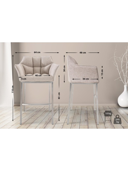 Baarijakkara Damaso E -kangas 4 jalan rungolla, norsunluu