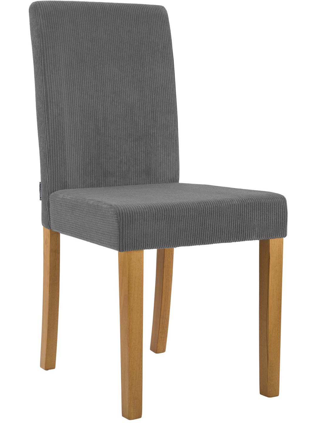 Ruokasalin tuoli Ina Cord antiikkivalo, harmaa