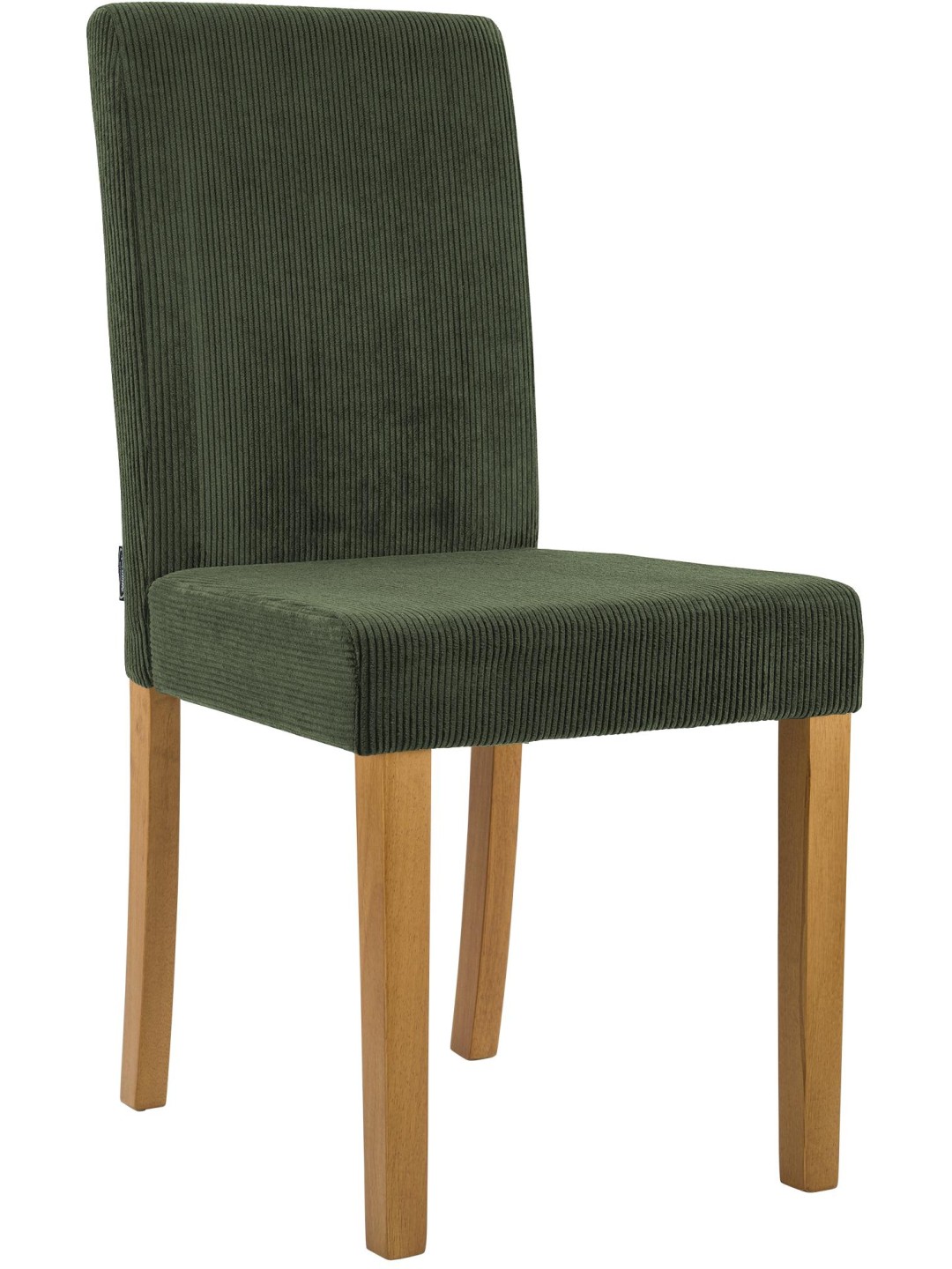 Ruokasalin tuoli Ina Cord antiikkivalo, vihreä