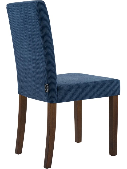 Sarja 2 ruokasalin tuolia Ina Cord antiikki tumma, sininen