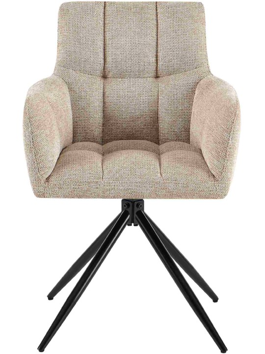 Sarja 2 ruokasalin tuolia Jonah kangas, vaaleanruskea Sarja 2 ruokasalin tuolia Jonah kangas, vaaleanruskea