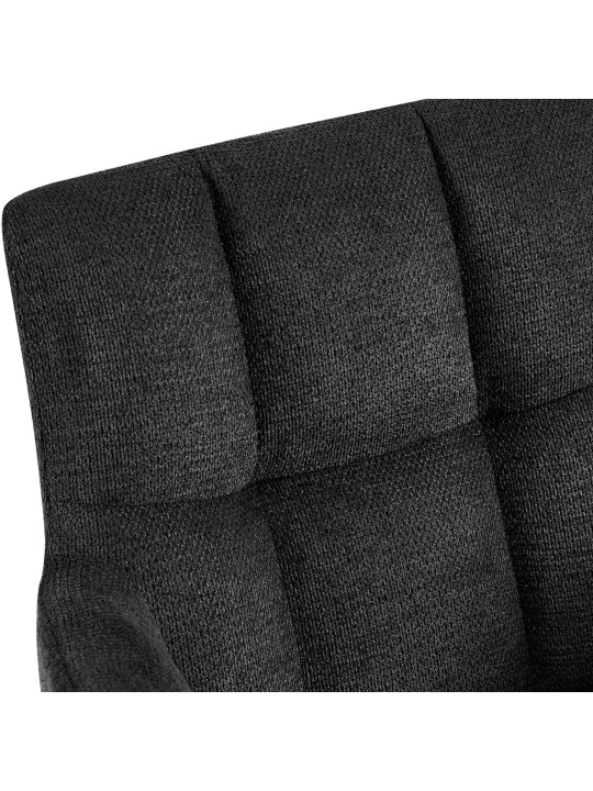 Sarja 2 ruokasalin tuolia Jonah kangas, musta