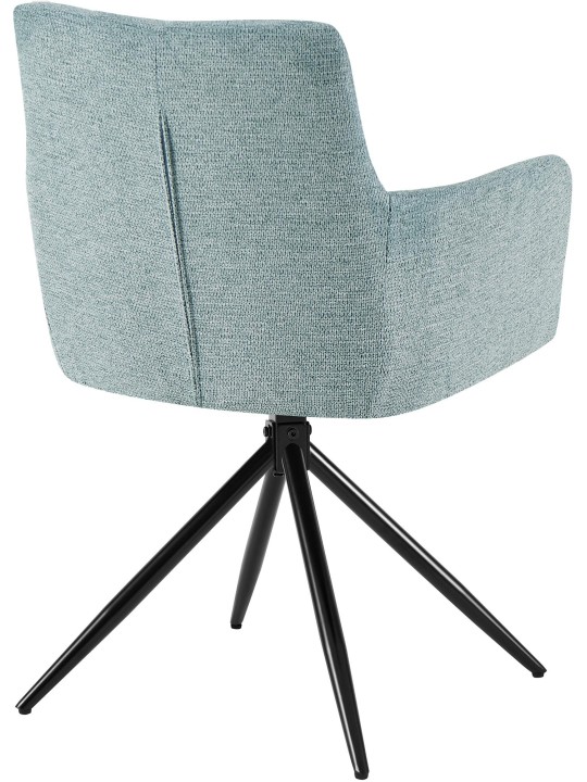 Sarja 2 ruokasalin tuolia Jonah kangas, turkoosi