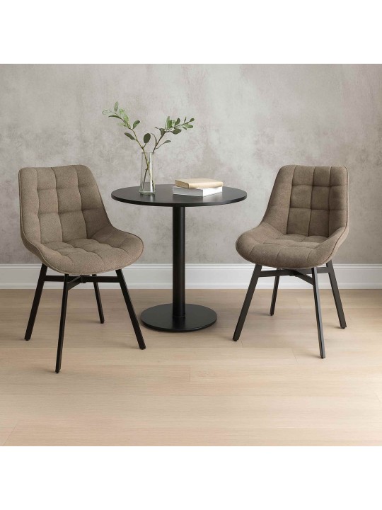 Tuoli Colby kangasta, taupe