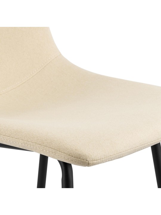 Baarijakkara Altona kangasta, kermanvärinen