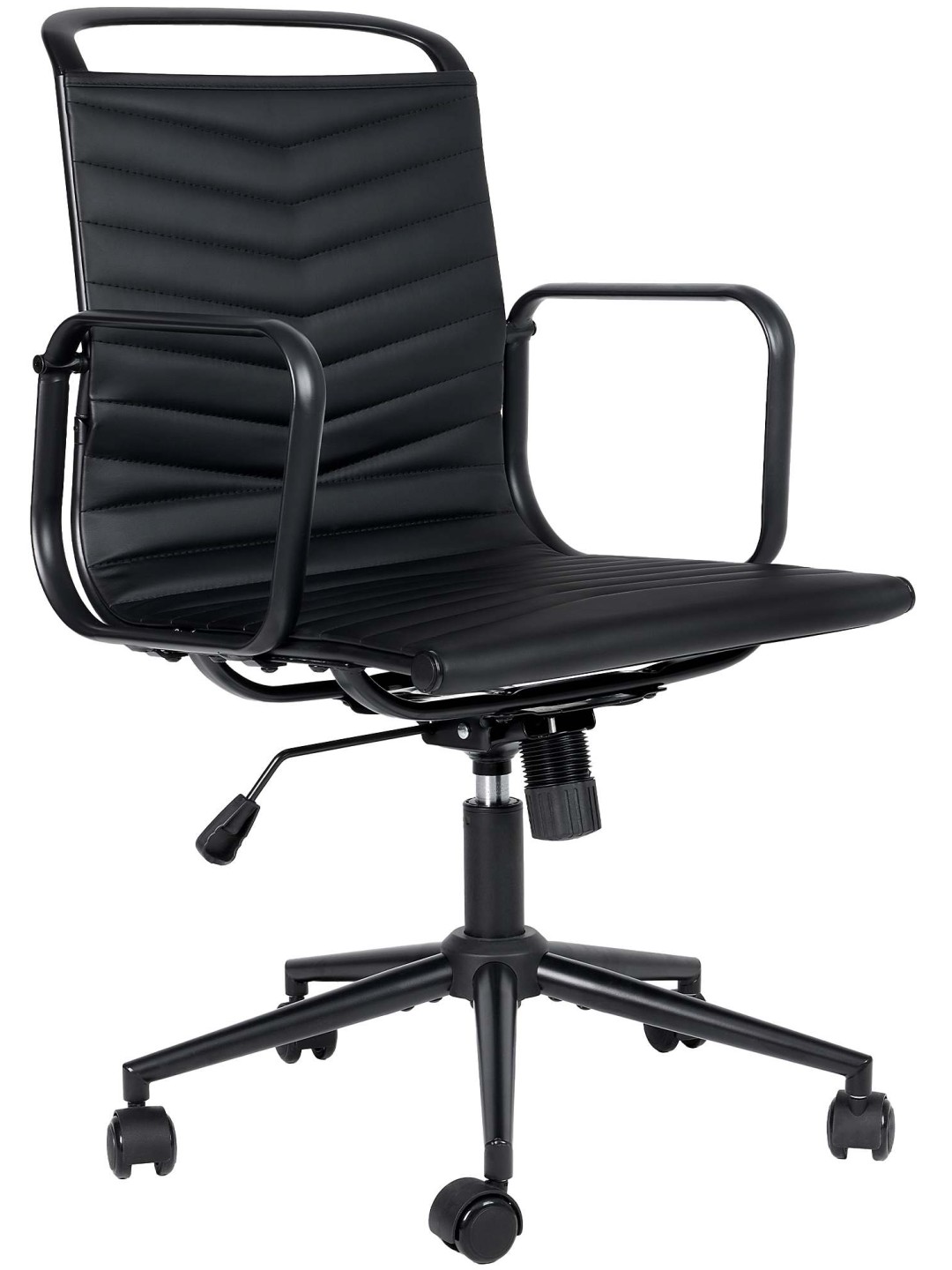 Bakers keinonahkainen työtuoli, musta